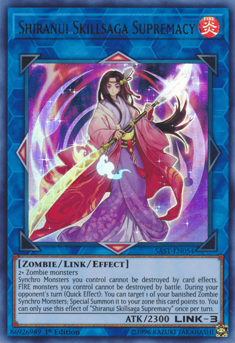 Shiranui Skillsaga Supremacy [SAST-EN054] Ultra Rare (ONLINE ORDER ONLY)