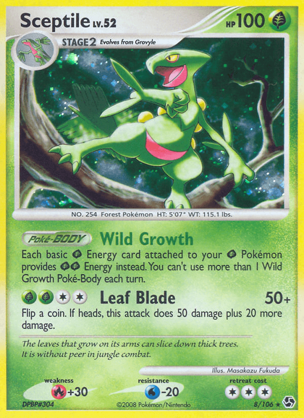 Sceptile (8/106) [Diamond & Pearl: Great Encounters] (Online Only)
