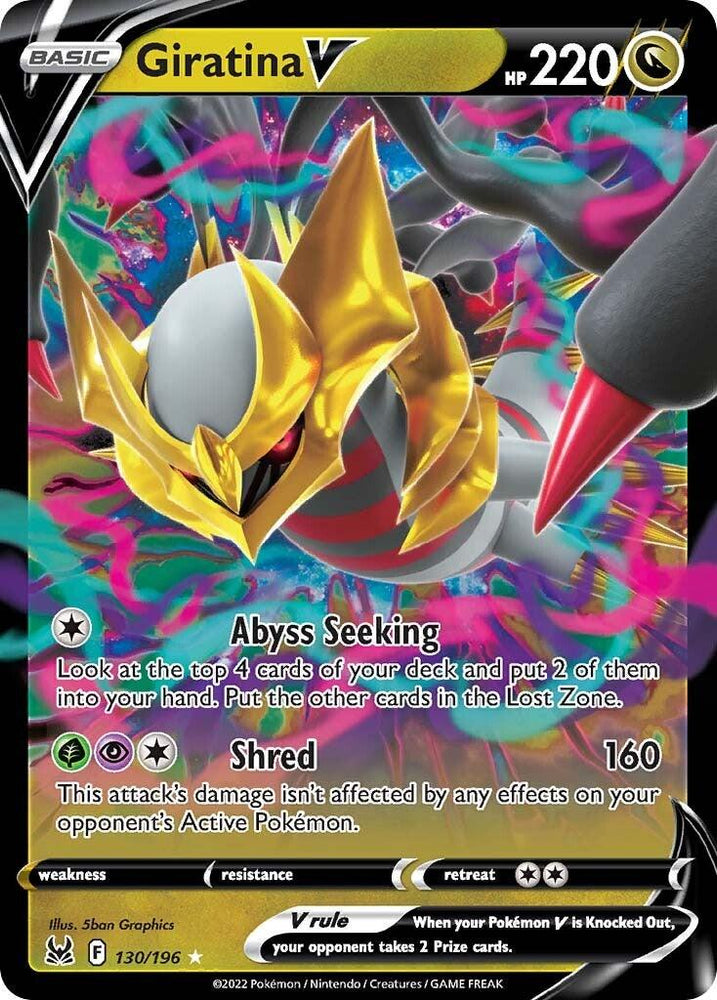 Giratina V (130/196) [Sword & Shield: Lost Origin] (Online Only)