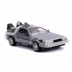Back to the Future Part II die-cast 1:24 scale "Hollywood Rides" light-up DeLorean Time Machine (ONLINE ORDER ONLY)