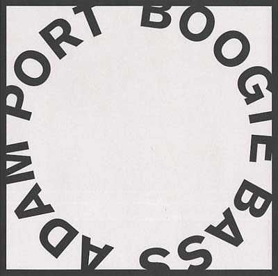 ADAM PORT - Boogie Bass [Vinyl] (ONLINE ORDER ONLY)