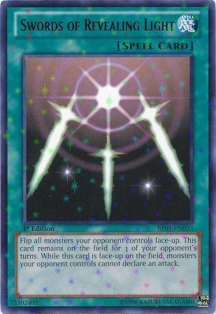 Swords of Revealing Light [BP01-EN033] Starfoil Rare (ONLINE ORDER ONLY)