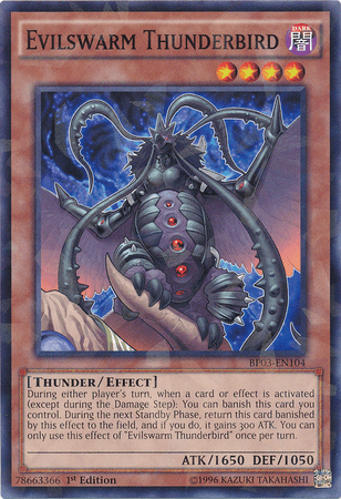 Evilswarm Thunderbird [BP03-EN104] Shatterfoil Rare (ONLINE ORDER ONLY)