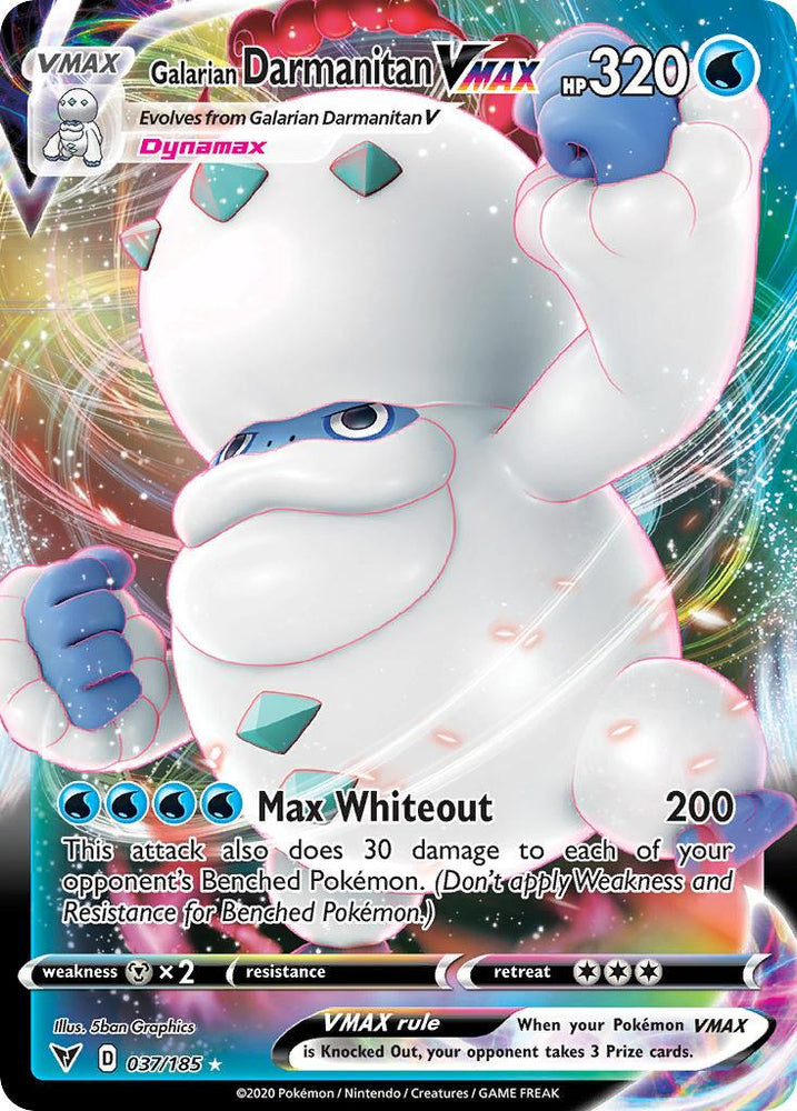 Galarian Darmanitan VMAX (037/185) [Sword & Shield: Vivid Voltage] (Online Only)