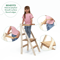 Adjustable Montessori Tower - Kids Step Stool (ONLINE ORDER ONLY)