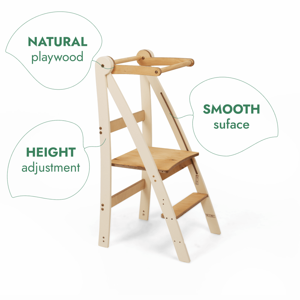 Adjustable Montessori Tower - Kids Step Stool (ONLINE ORDER ONLY)