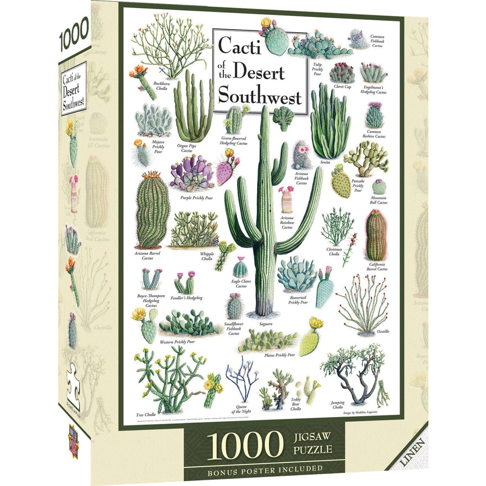 Cacti of the Desert Southwest 1000 Piece Jigsaw Puzzle (ONLINE ORDER ONLY)