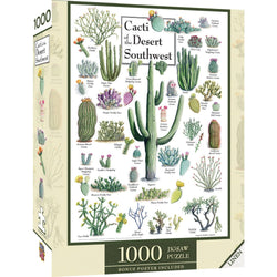 Cacti of the Desert Southwest 1000 Piece Jigsaw Puzzle (ONLINE ORDER ONLY)