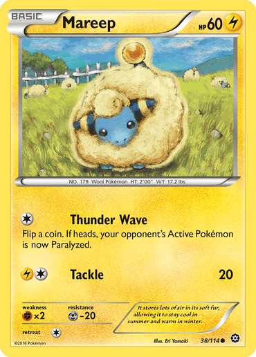 Mareep (38/114) [XY: Steam Siege] (Online Only)