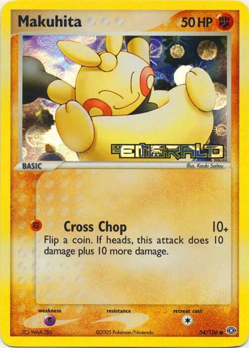 Makuhita (54/106) (Stamped) [EX: Emerald] (Online Only)
