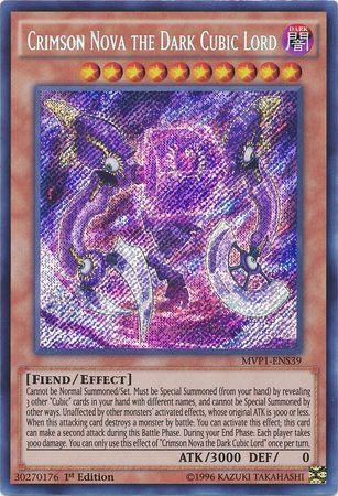 Crimson Nova the Dark Cubic Lord [MVP1-ENS39] Secret Rare (ONLINE ORDER ONLY)
