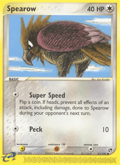Spearow (81/100) [EX: Sandstorm] (Online Only)