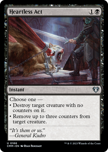 Heartless Act [Commander Masters]