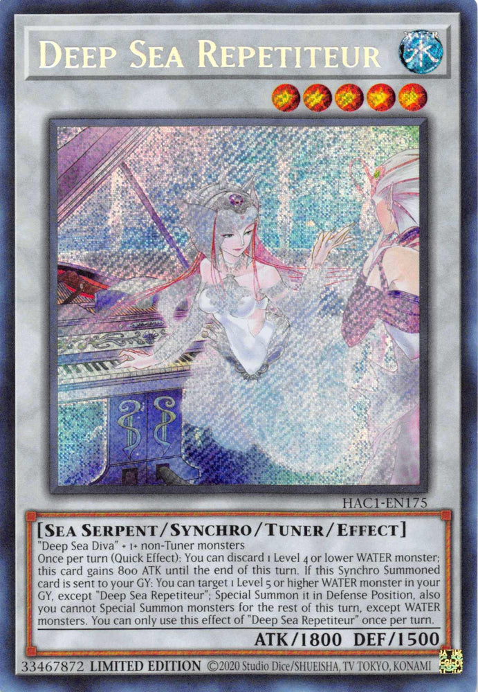 Deep Sea Repetiteur [HAC1-EN175] Secret Rare (ONLINE ORDER ONLY)