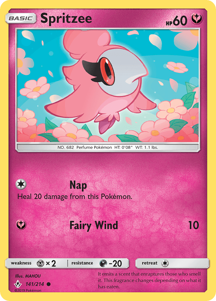 Spritzee (141/214) [Sun & Moon: Unbroken Bonds] (Online Only)