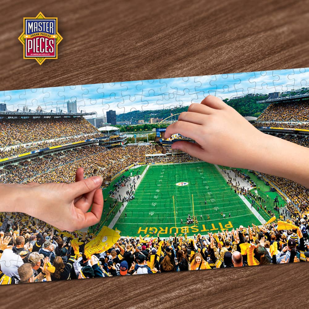 Pittsburgh Steelers - 1000 Piece Panoramic Jigsaw Puzzle - End View