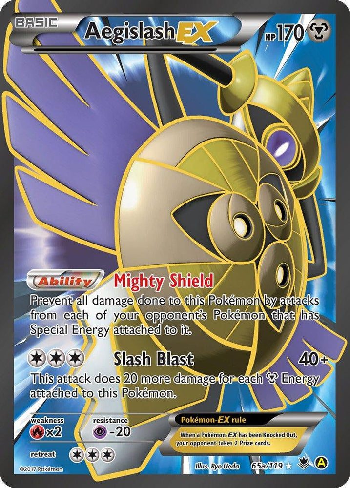 Aegislash EX (65a/119) [Alternate Art Promos] (Online Only)