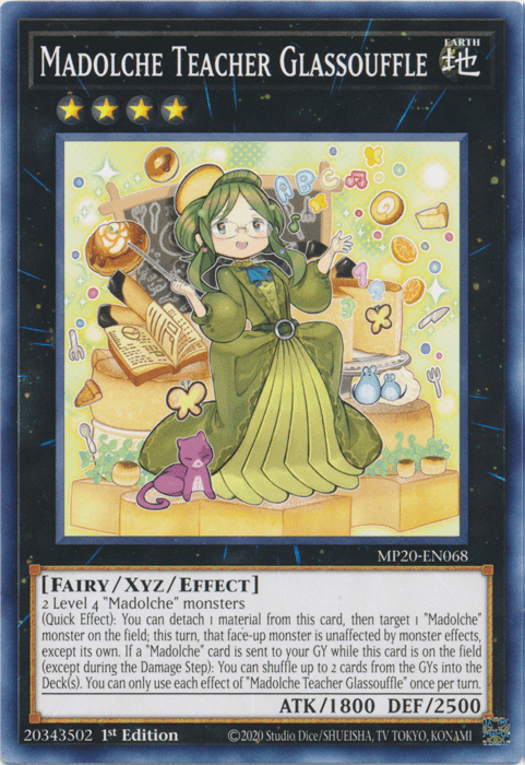 Madolche Teacher Glassouffle [MP20-EN068] Common (ONLINE ORDER ONLY)