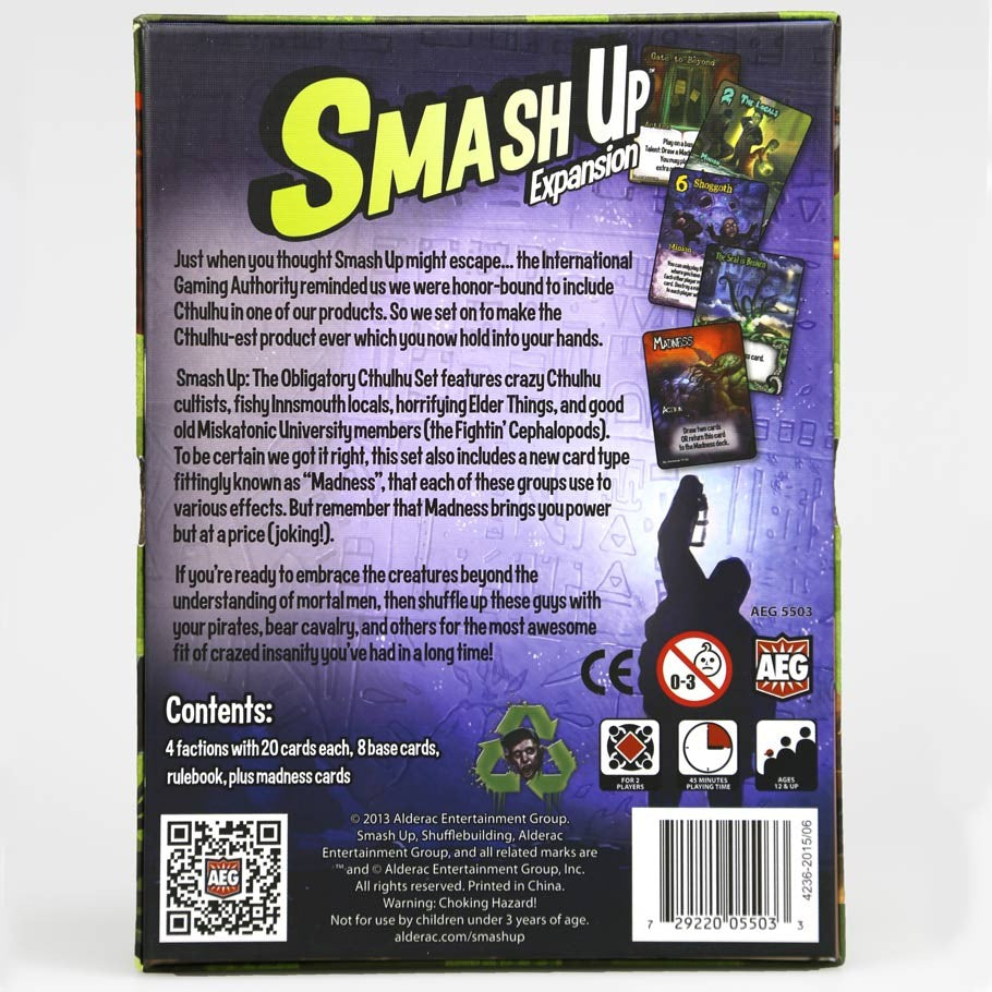Smash Up Expansion: The Obligatory Cthulhu Set (ONLINE ORDER ONLY)