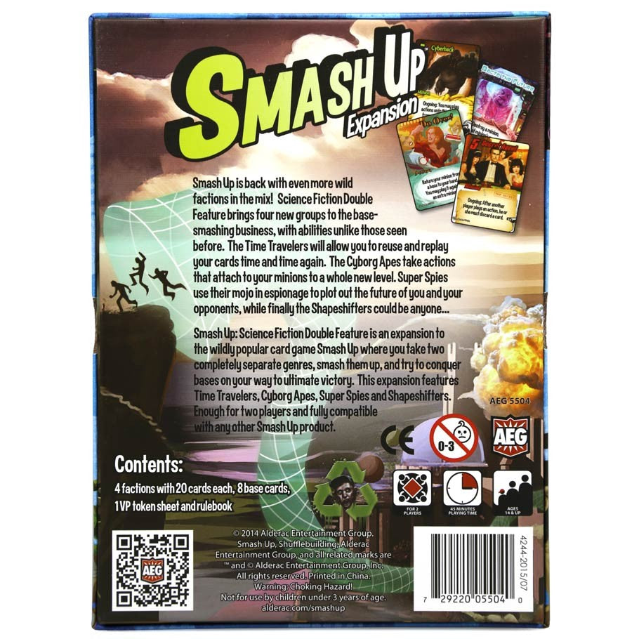 Smash Up Expansion: Science Fiction Double Feature (ONLINE ORDER ONLY)
