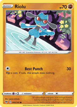 Riolu (090/185) [Sword & Shield: Vivid Voltage] (Online Only)