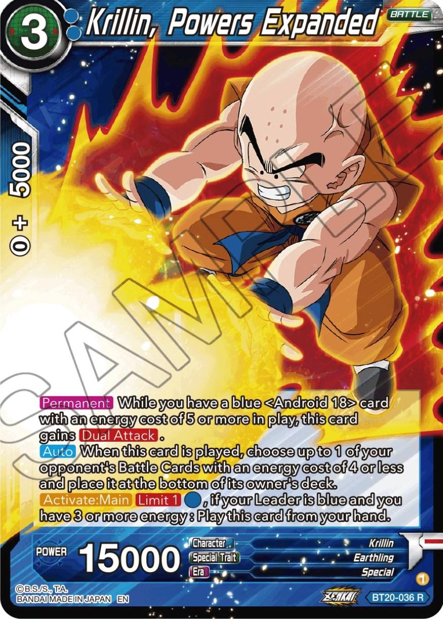 Krillin, Powers Expanded (BT20-036) [Power Absorbed] (ONLINE ORDER ONLY)