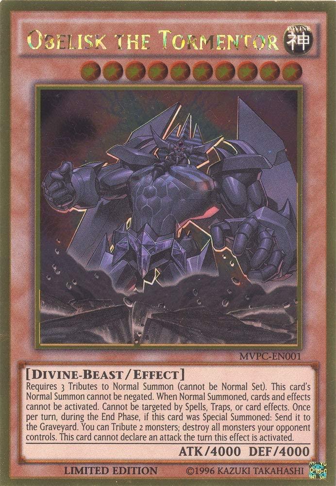 Obelisk the Tormentor (DVD Promo) [MVPC-EN001] Gold Rare (ONLINE ORDER ONLY)