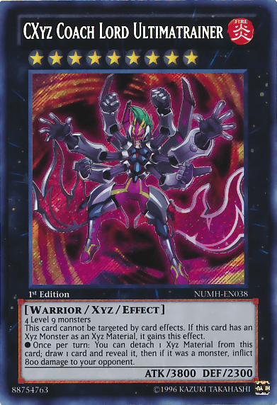 CXyz Coach Lord Ultimatrainer [NUMH-EN038] Secret Rare (ONLINE ORDER ONLY)
