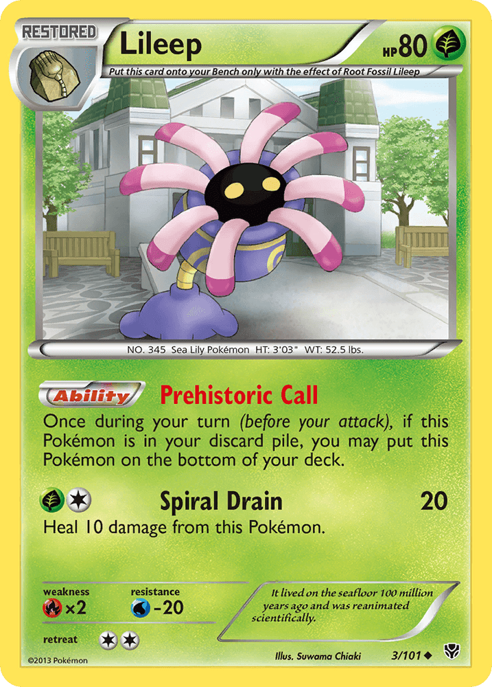 Lileep (3/101) [Black & White: Plasma Blast] (Online Only)