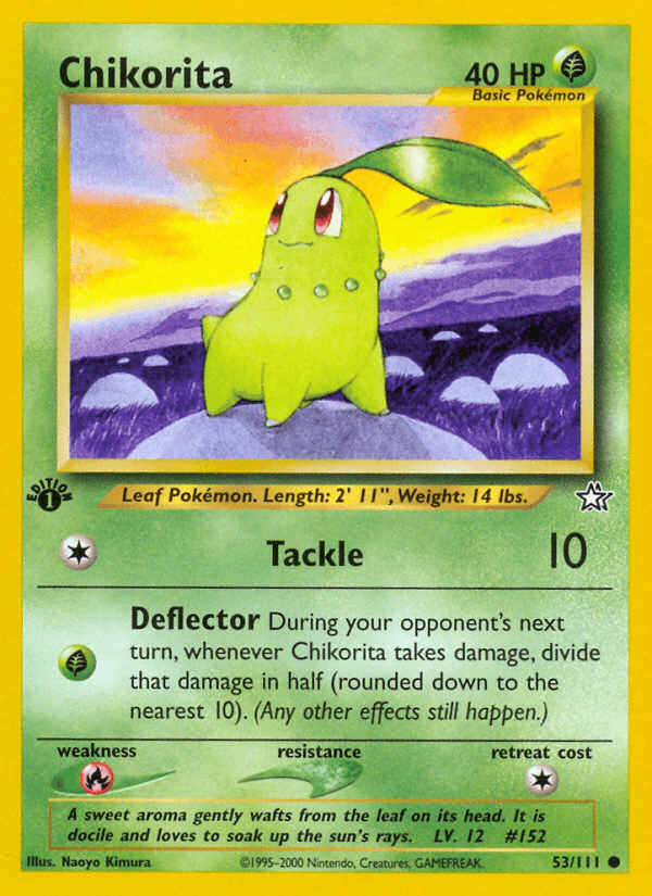 Chikorita (53/111) [Neo Genesis 1st Edition] (Online Only)