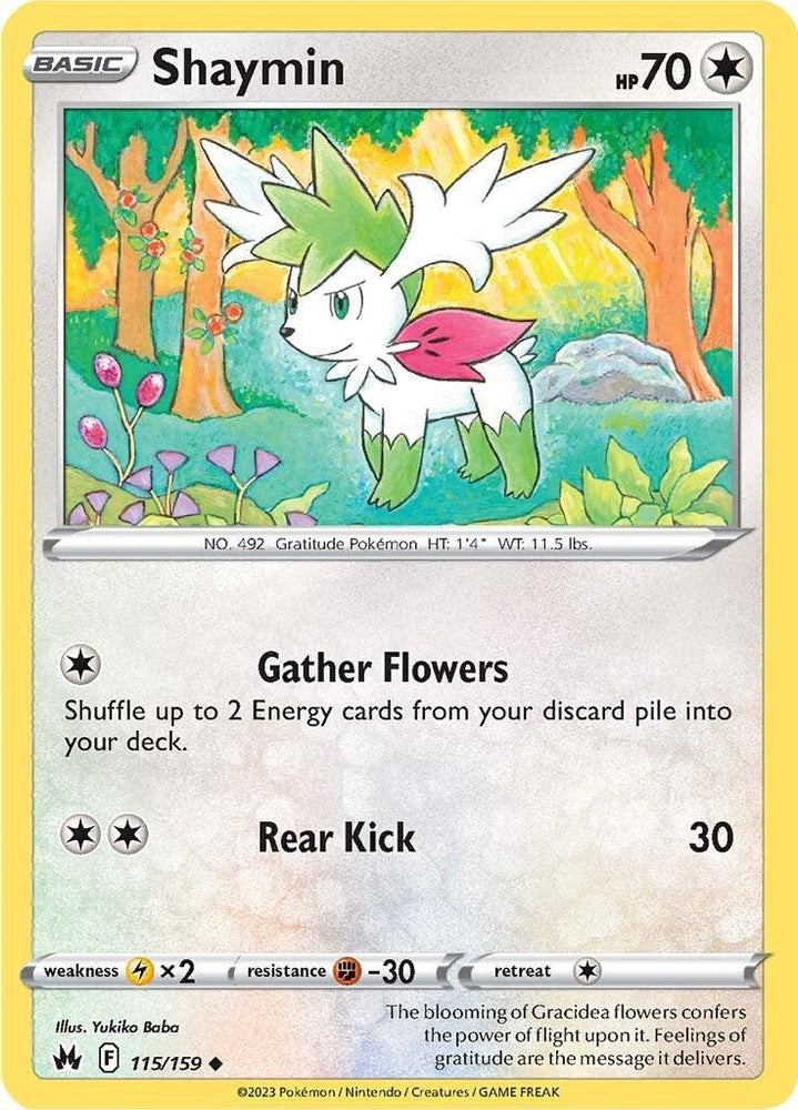 Shaymin (115/159) [Sword & Shield: Crown Zenith] (Online Only)