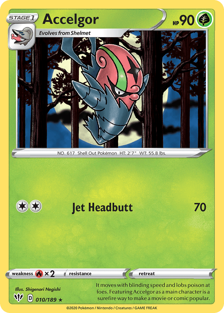 Accelgor (010/189) [Sword & Shield: Darkness Ablaze] (Online Only)