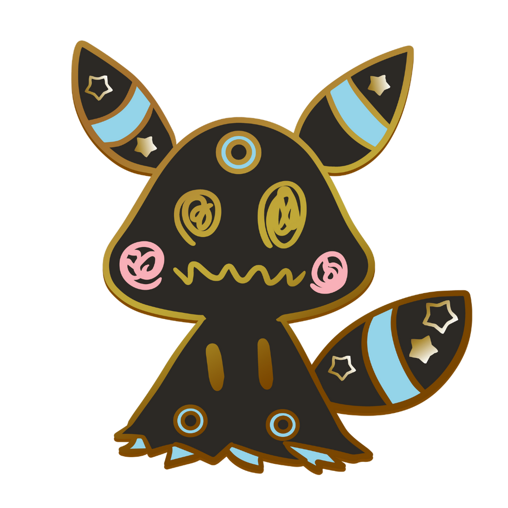 Pokemon: Mimikyu Shiny Umbreon Enamel Pin (ONLINE ORDER ONLY)