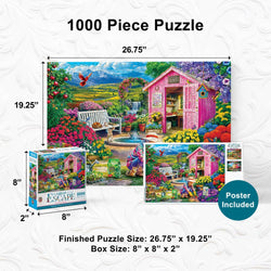 The Great Little Escape - The Garden Beckons 1000 Piece Jigsaw Puzzle