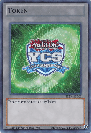 Yu-Gi-Oh Championship Series Token (Green) [TKN4-EN003] Super Rare (ONLINE ORDER ONLY)