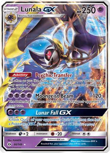 Lunala GX (66/149) [Sun & Moon: Base Set] (Online Only)