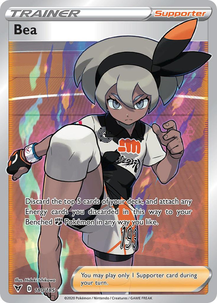 Bea (180/185) [Sword & Shield: Vivid Voltage] (Online Only)