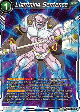 Lightning Sentence (BT17-131) [Ultimate Squad] (ONLINE ORDER ONLY)