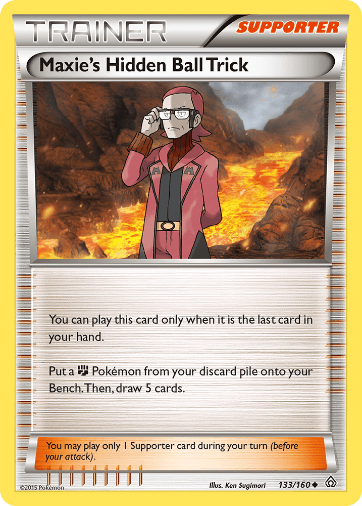 Maxie's Hidden Ball Trick (133/160) [XY: Primal Clash] (Online Only)