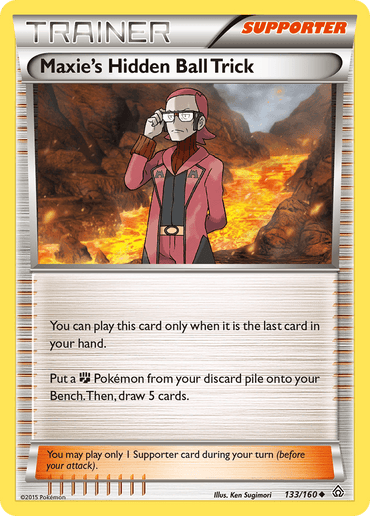 Maxie's Hidden Ball Trick (133/160) [XY: Primal Clash] (Online Only)