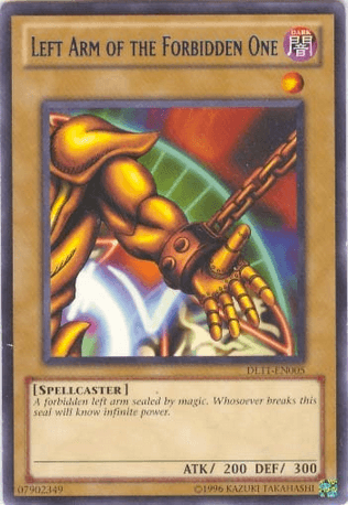 Left Arm of the Forbidden One (Blue) [DL11-EN005] Rare (ONLINE ORDER ONLY)
