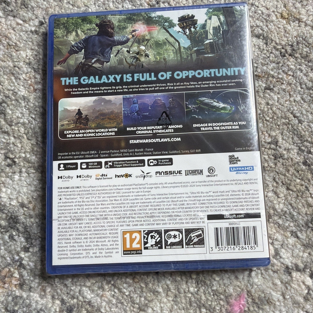 Star Wars Outlaws (PlayStation 5/PS5) New Sealed (ONLINE ORDER ONLY)