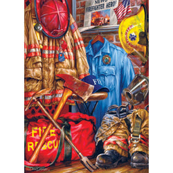 Hometown Heroes - Fire and Rescue 1000 Piece Jigsaw Puzzle (ONLINE ORDER ONLY)