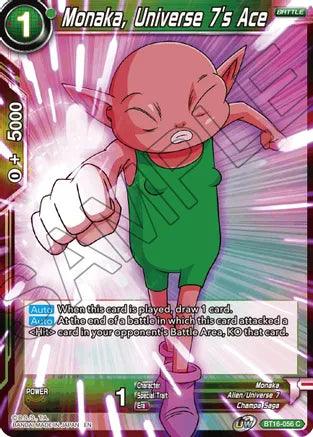 Monaka, Universe 7's Ace (BT16-056) [Realm of the Gods] (ONLINE ORDER ONLY)