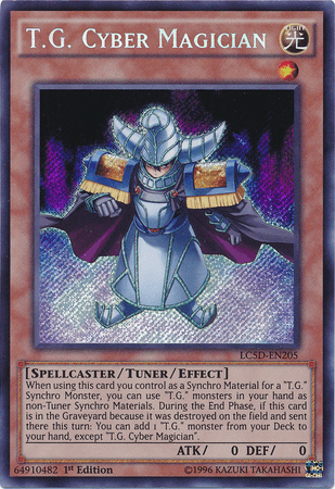 T.G. Cyber Magician [LC5D-EN205] Secret Rare (ONLINE ORDER ONLY)