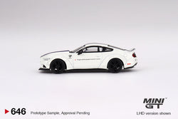 Mini-GT FORD MUSTANG GT LB-WORKS White 1:64 #646 (ONLINE ORDER ONLY)