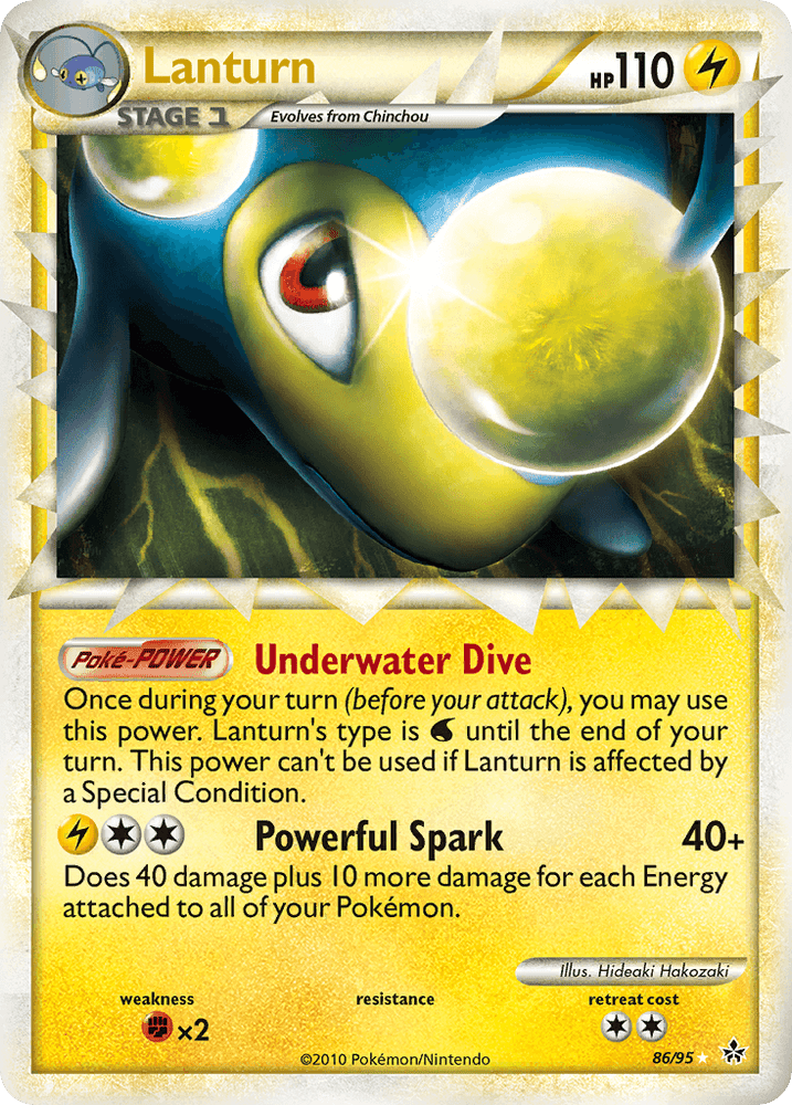 Lanturn (86/95) [HeartGold & SoulSilver: Unleashed] (Online Only)