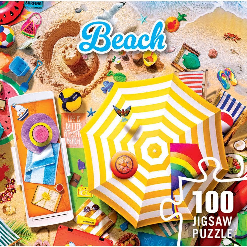 Beach 100 Piece Jigsaw Puzzle (ONLINE ORDER ONLY)
