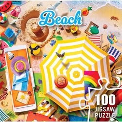 Beach 100 Piece Jigsaw Puzzle (ONLINE ORDER ONLY)