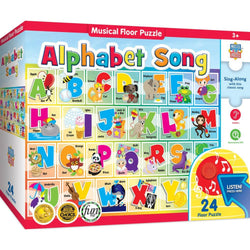Alphabet Song - 24 Piece Musical Floor Jigsaw Puzzle (ONLINE ORDER ONLY)
